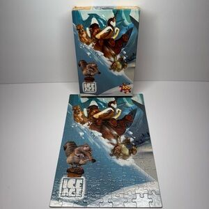 Vintage 2002 Twentieth Century Fox Ice Age 100 Piece Jigsaw Puzzle 100% Complete